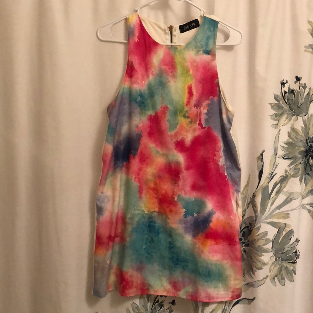 ❗️PRICE DROP ❗️Fab’rik multi color shift dress